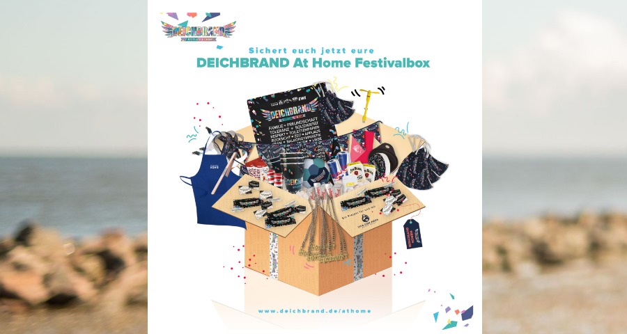 Box für virtuelle Festivals: Deichbrand At Home Festivalbox