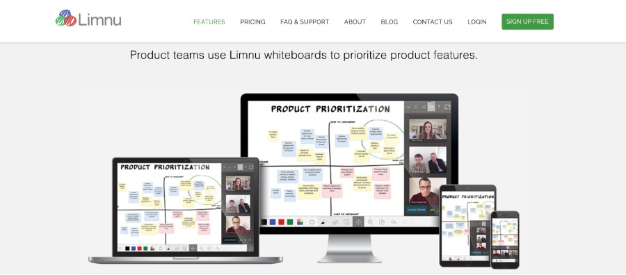 Limnu: digitales Whiteboard für Teamarbeit