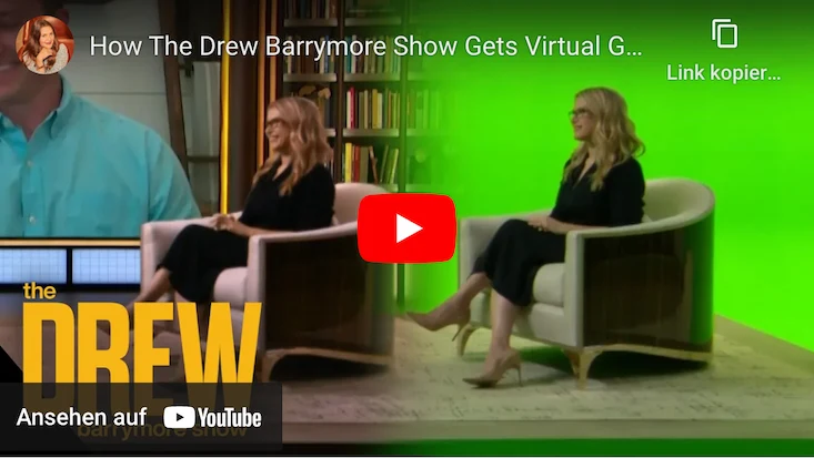 drew barrymore virtual greenscreen