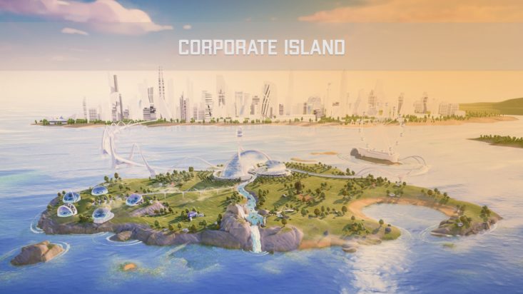 Corporate Island | 3D Plattform für Events