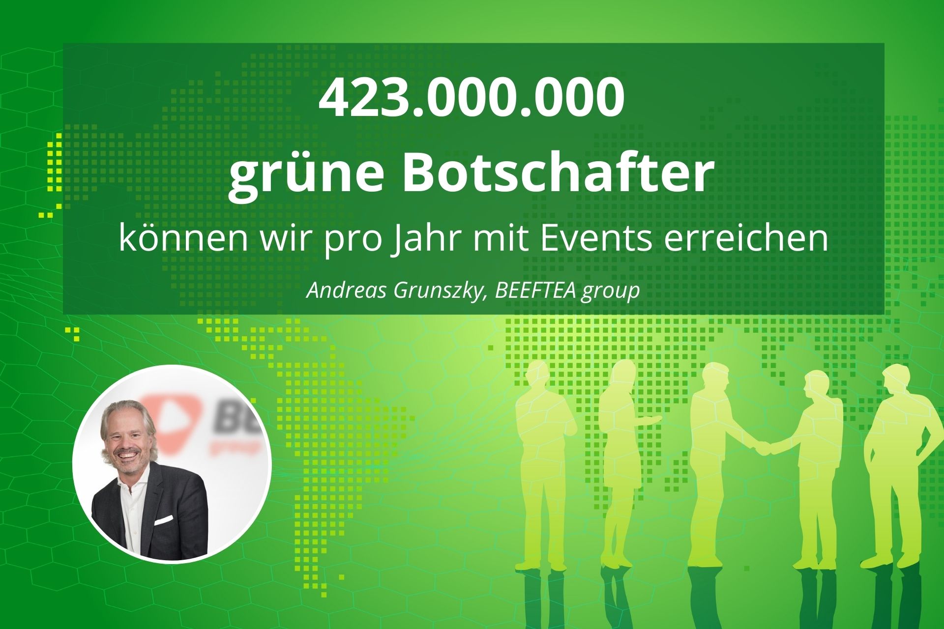 423.000.000 grüne Botschafter - Andreas Grunszky