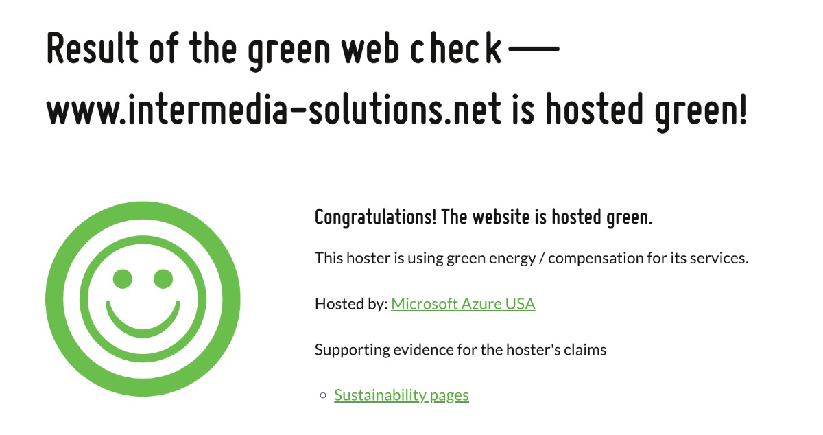 Green Hosting | Intermedia Solutions