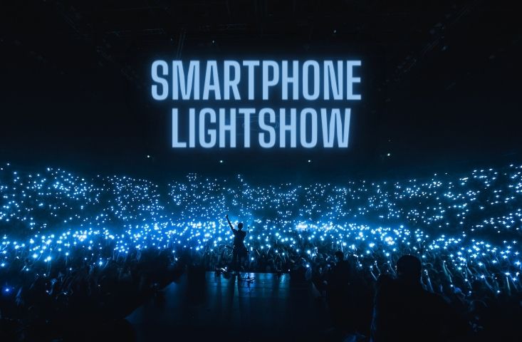Smartphone Lightshow - für Konzert- und Event-Leuchten