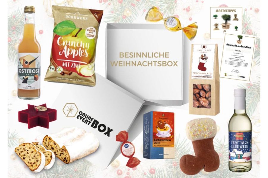 weihnachtliche Online-Event-Box | Geschenkebox