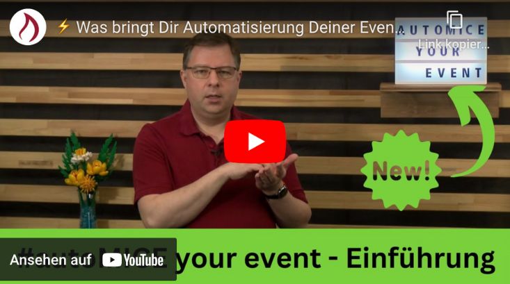 YouTube Kanal autoMICE your Event - Events automatisieren