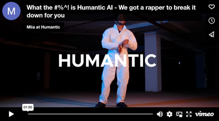 HUMANTIC AI - Video