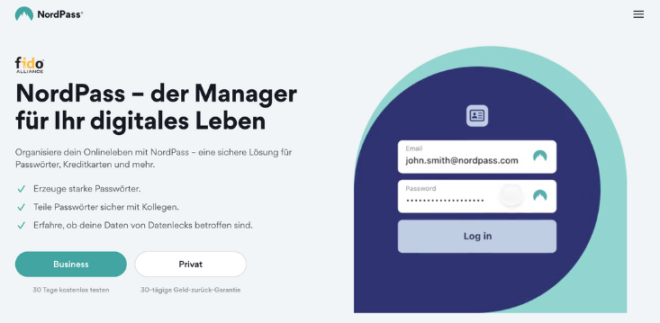 NordPass – Passwort-Manager