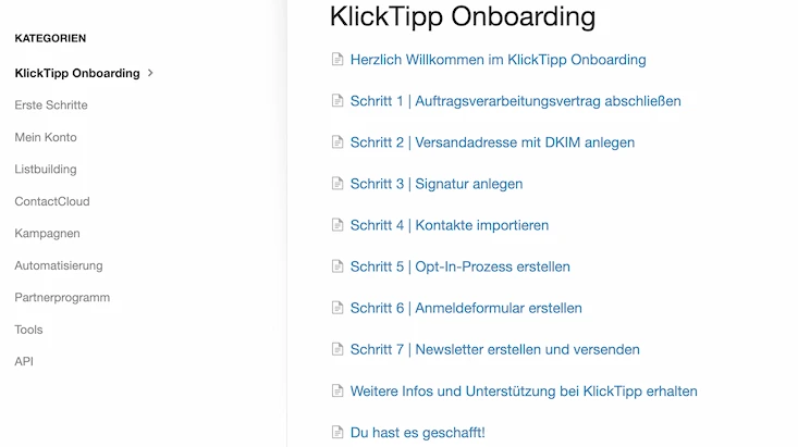 Erfahrungsbericht KlickTipp Onboarding