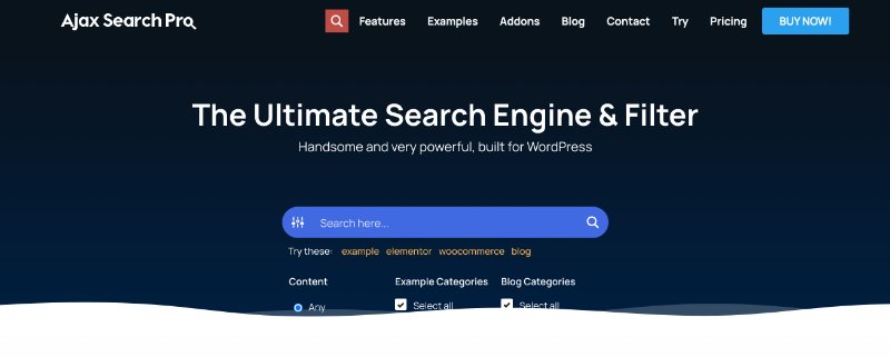 Ajax Search | Plugin für WordPress - Suchfunktion