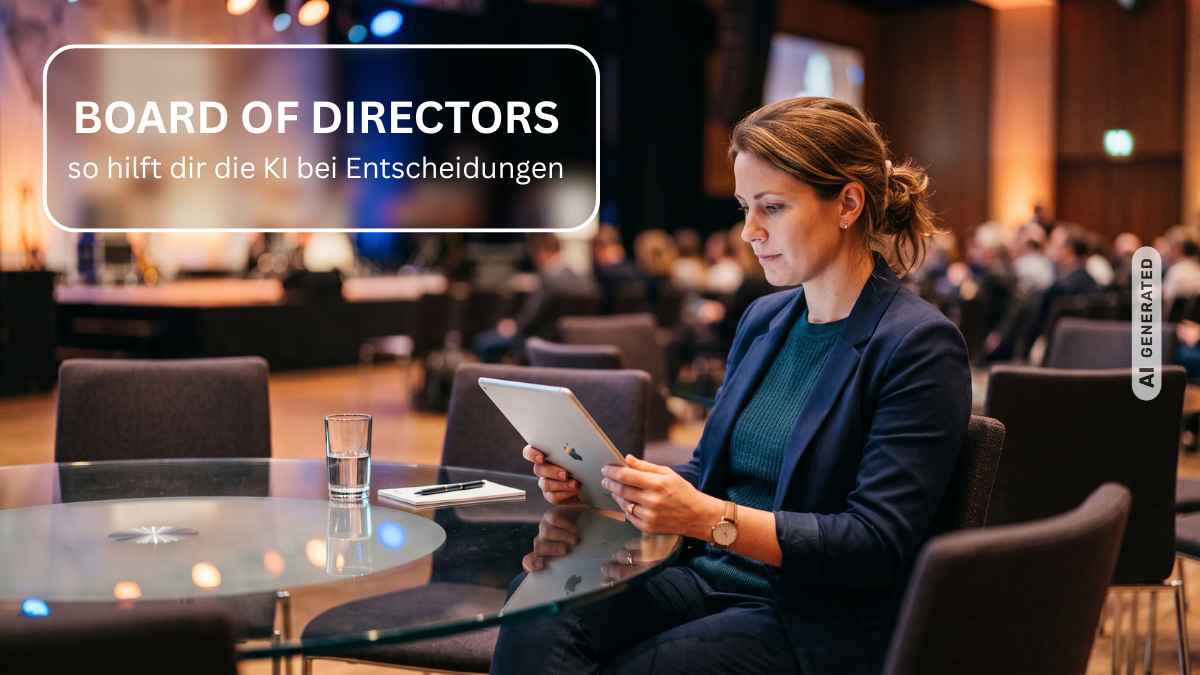KI-Prompt für Entscheidungen: dein Board of Directors